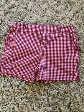 Khakis & Co Pink Gingham Casual Women's Shorts